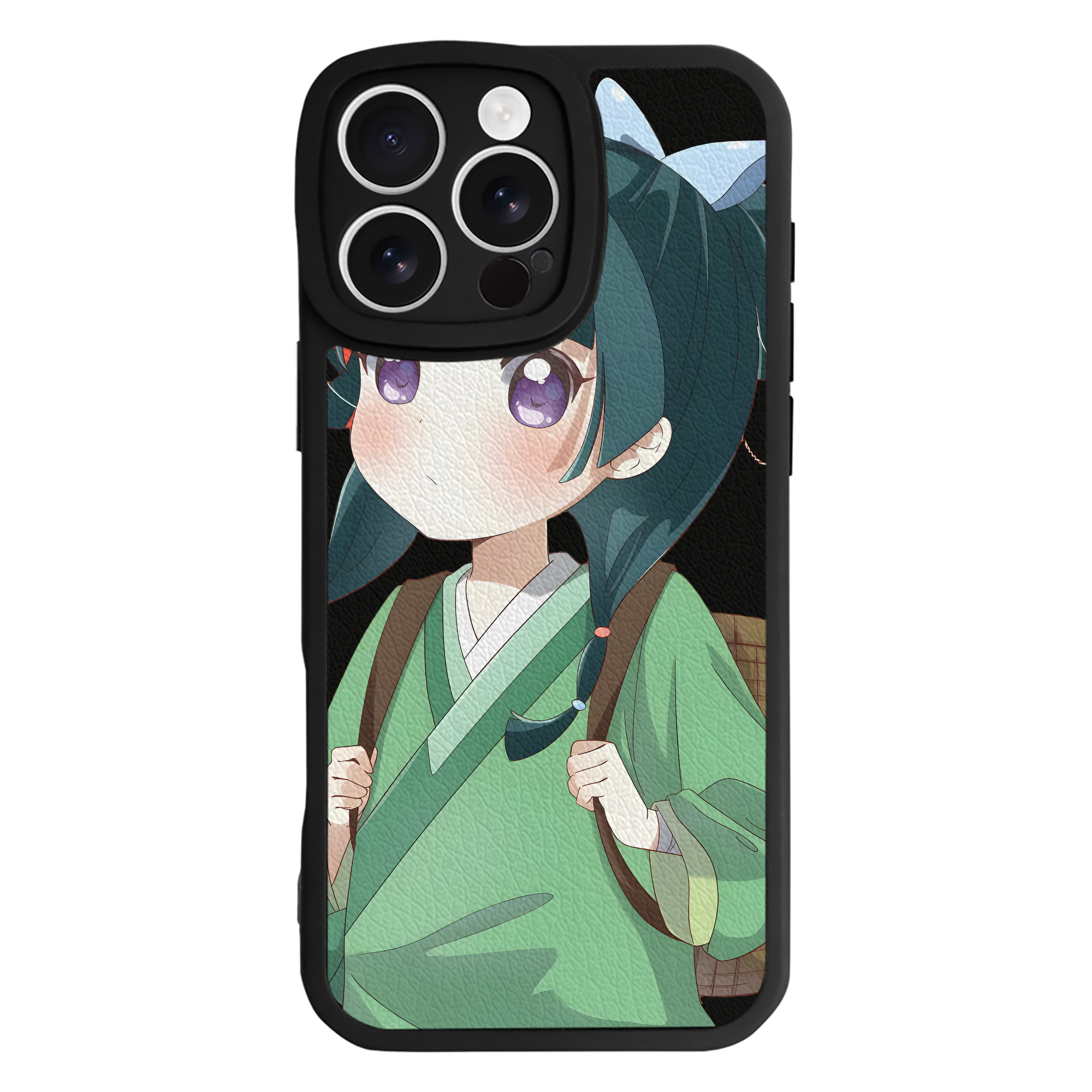 （画像用） 薬屋のひとりごと The Apothecary Diaries 【iPhone 16シリーズ対応】シリコンスマホケース（レザー調） 材質：シリコン
